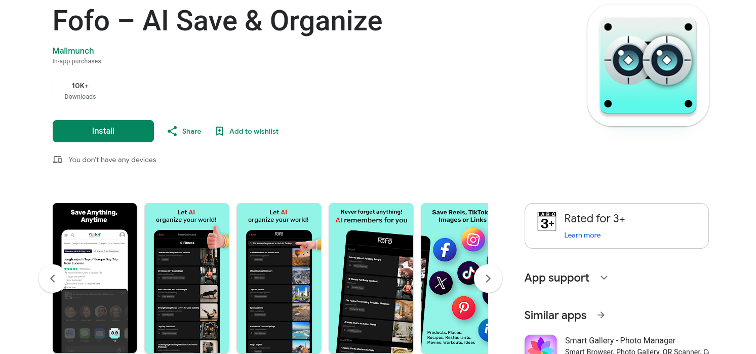 FOFO Android app
