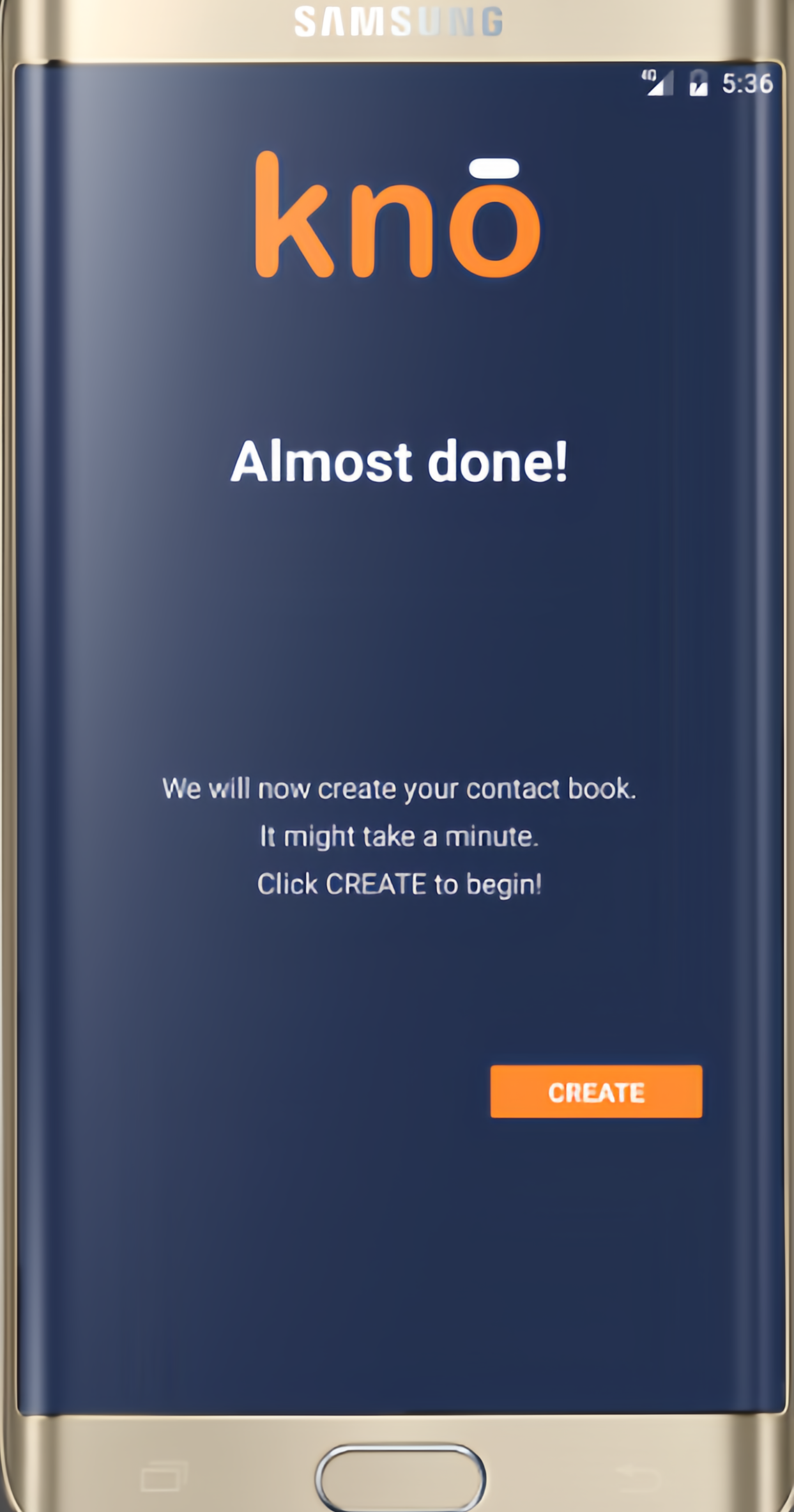 KNÖ mobile interface